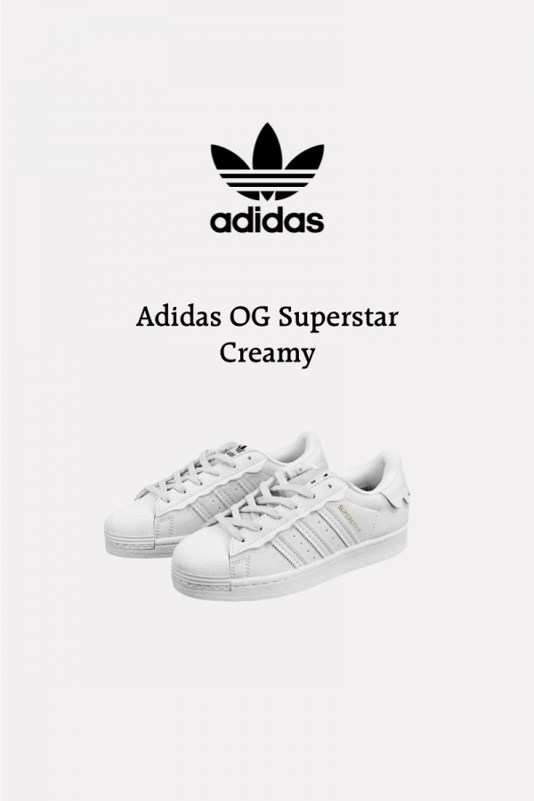 Adidas OG Superstar 融化白奶油