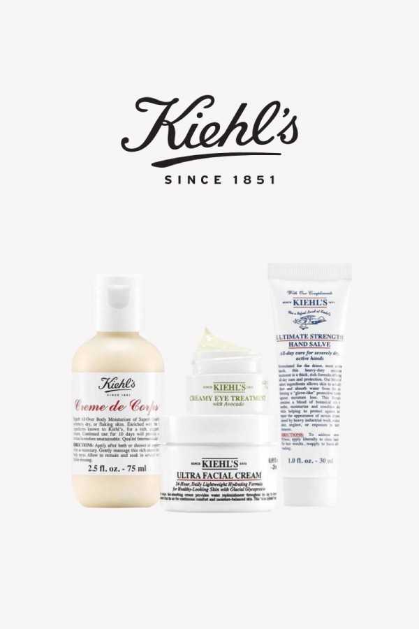 [史上最低折扣快速出貨]Kiehl's 契爾氏 從頭到腳保濕套組