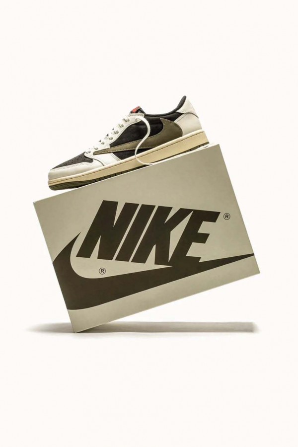 Travis Scott x Nike Air Jordan 1 Low OG WMNS "Medium Olive" 聯名款 倒鉤 橄欖綠(請私官方LINE報價)