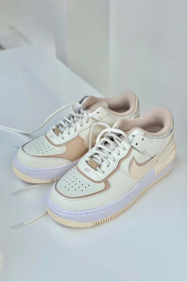 Nike Air force 1 shadow 解構 燕麥奶