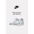 Nike Air Jordan 1 Mid"Wolf Grey" 狼灰紫勾