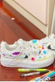 Nike Air Force 1 07 LX 撕撕樂 全白 女款