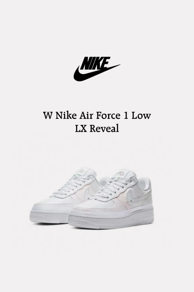 Nike Air Force 1 07 LX 撕撕樂 全白 女款