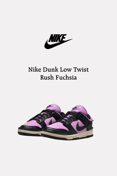 Nike Dunk Low Twist "Rush Fuchsia" 粉紫黑