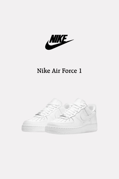[年末限時折扣快速出貨] Nike Air Force 1 全白(GS)