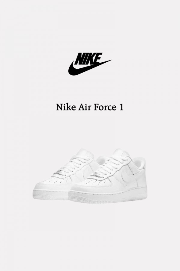 [年末限時折扣快速出貨] Nike Air Force 1 全白(GS)