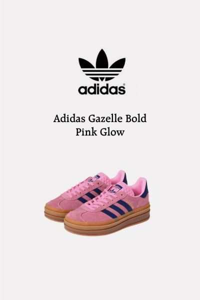 Adidas Gazelle Bold Pink Glow 莓果派對