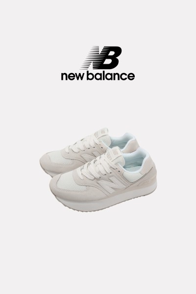 New Balance 574+ 海鹽白