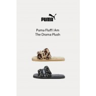 Puma 毛絨豹紋拖鞋 (2色)