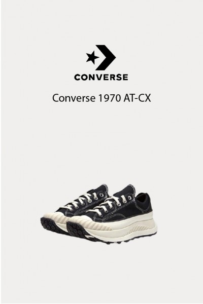 Converse 1970 AT-CX 低筒厚底 餅乾鞋 黑