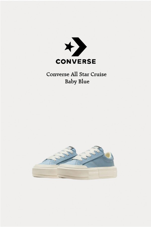 Converse All Star Cruise 厚底解構 寶寶藍