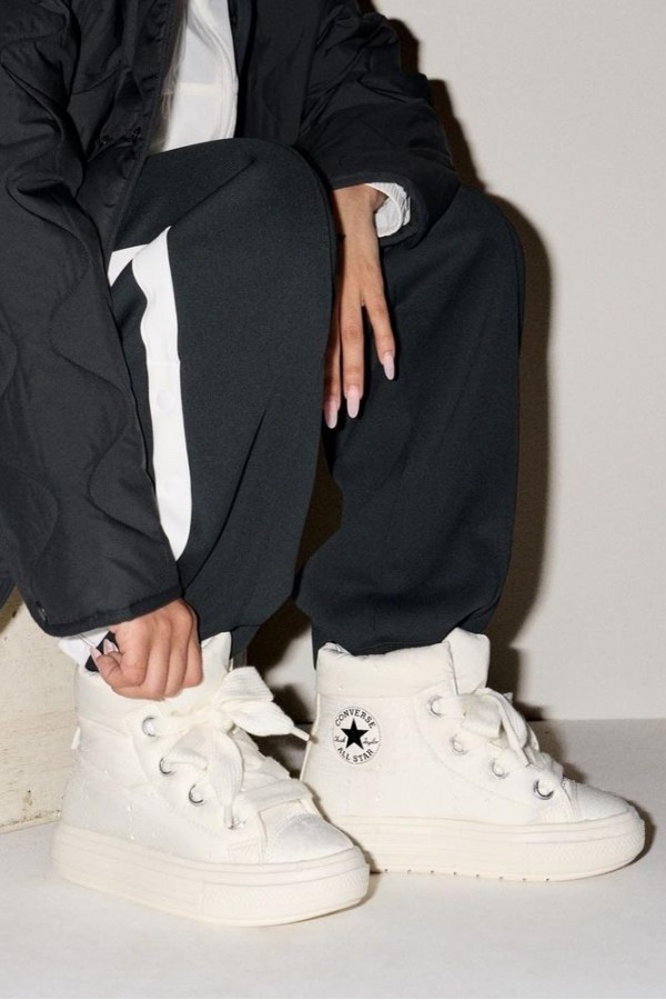 Converse All Star Element 蓬蓬短靴 白