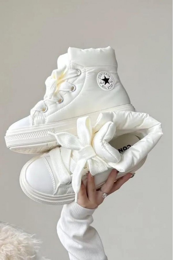 Converse All Star Element 蓬蓬短靴 白