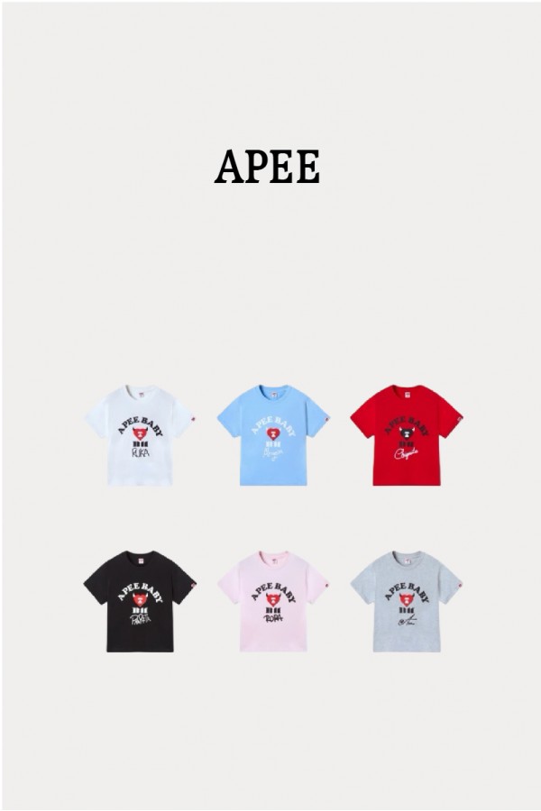 APEE 怪獸簽名短T(6色)