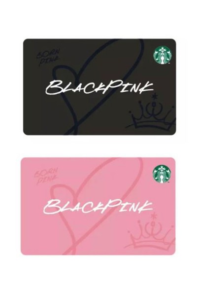 [現貨] 聯名限量 Starbucks X BLACKPINK 隨行卡（粉/黑）