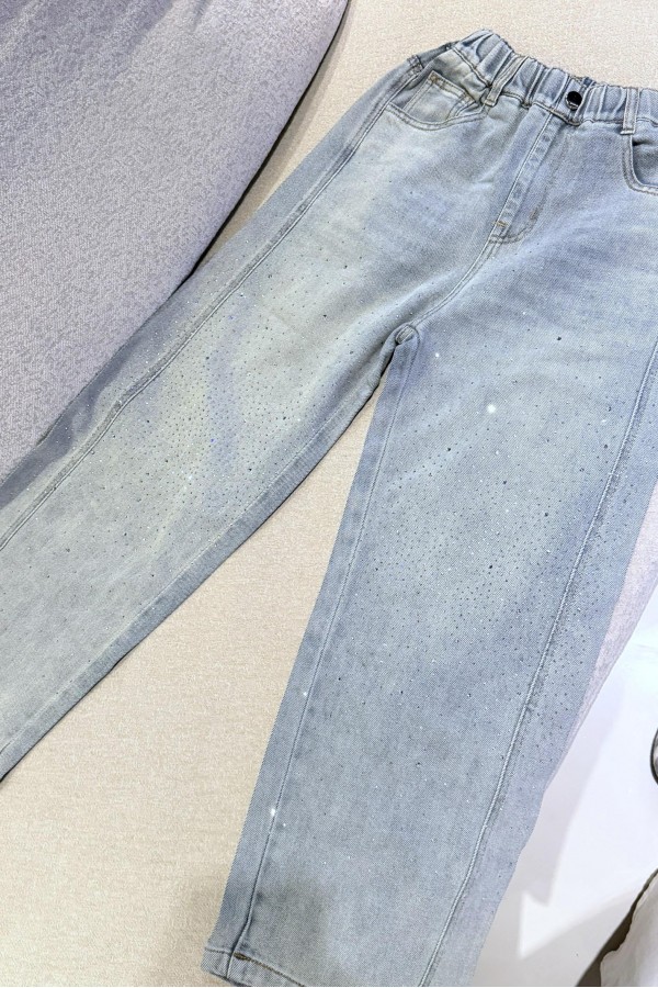 閃亮亮鑽牛仔褲(女童)