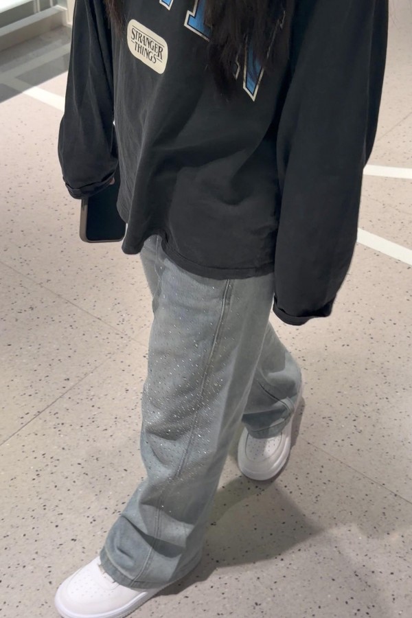 閃亮亮鑽牛仔褲(女童)