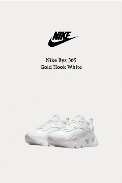 Nike Ryz 365 小金勾 白