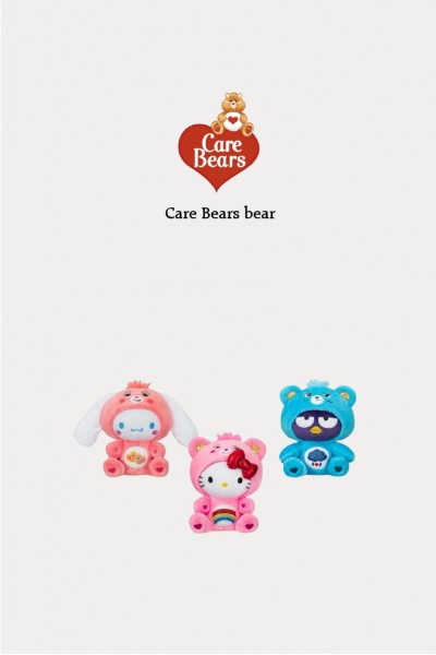 Care bears x Hello Kitty 彩虹熊 (3款)