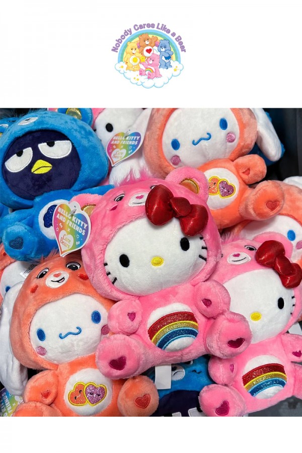 Care bears x Hello Kitty 彩虹熊 (3款)