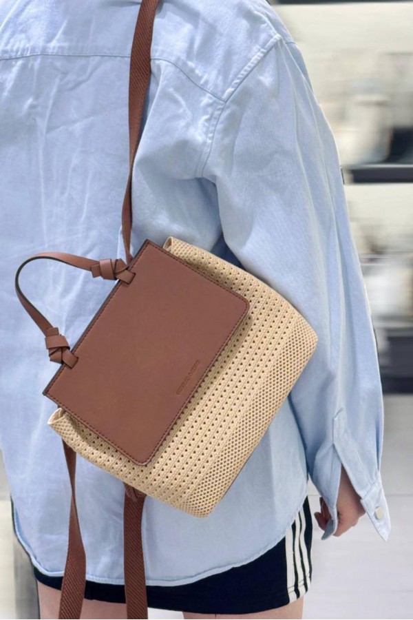 Charles & Keith 小ck 兒童針織後背包(3色) Charles & Keith 小ck 兒童針織後背包(3色)