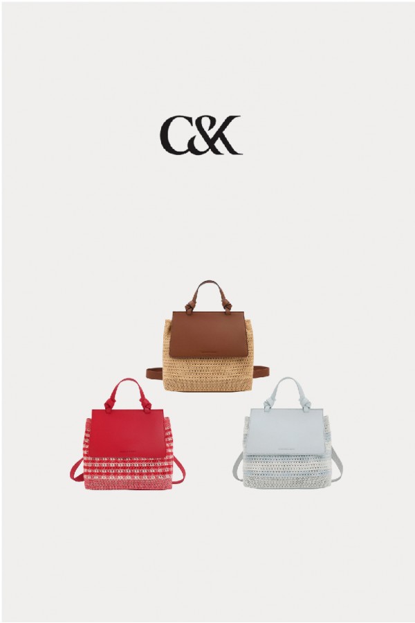 Charles & Keith 小ck 兒童針織後背包(3色) Charles & Keith 小ck 兒童針織後背包(3色)