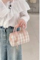 Charles & Keith 小ck 格紋保齡球包 Charles & Keith 小ck 格紋保齡球包