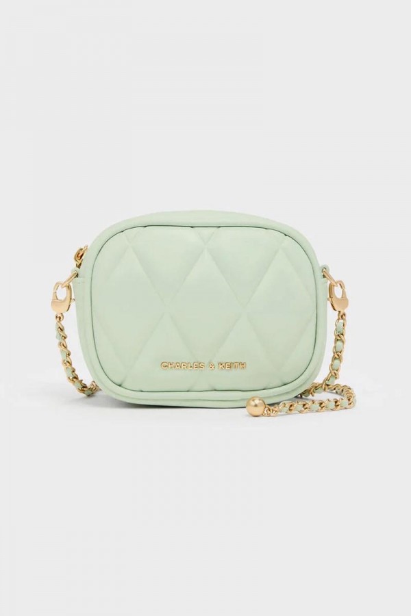 Charles & Keith 小CK 菱格迷你包 (4色)