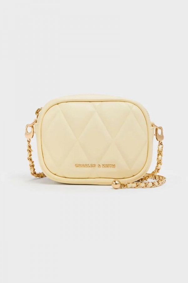 Charles & Keith 小CK 菱格迷你包 (4色)