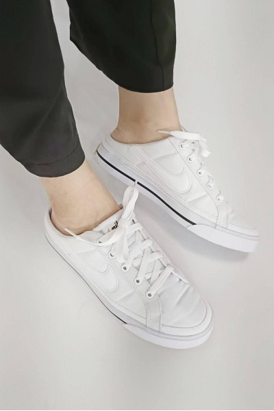 Nike legacy Mule 小白鞋 懶人穆勒鞋