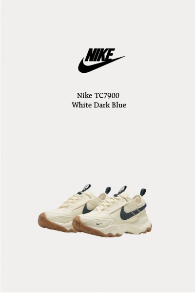 Nike TC7900 奶白深藍 老爹鞋