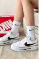 [限時24hr折扣] Nike Wmns Court Legacy Lift 白黑厚底