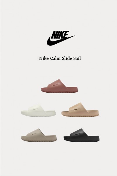 [現貨] Nike Calm Slide Sail 防水麵包拖鞋 (5色)