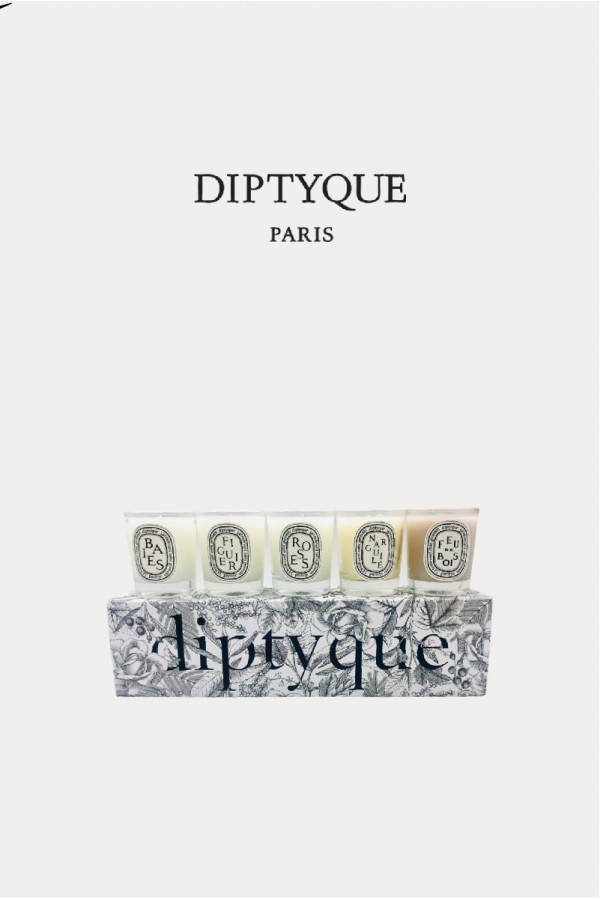  Diptyque迷你香氛蠟燭五入禮盒