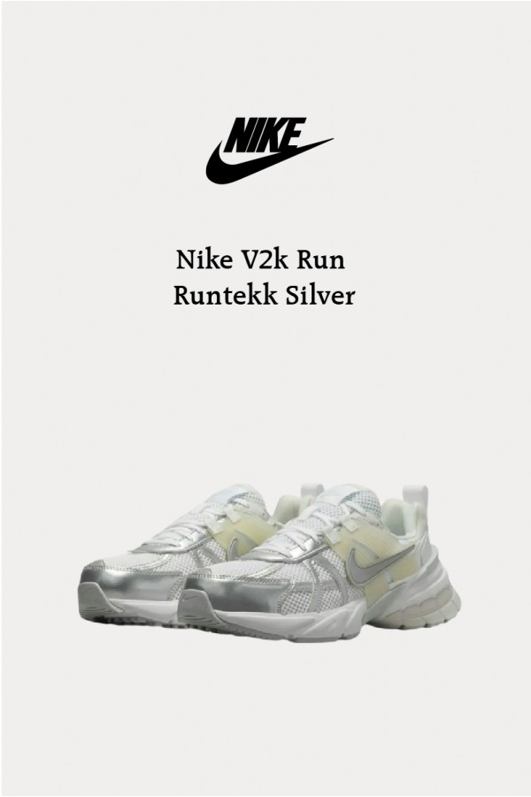 Nike V2k Run Runtekk 冰透白銀 