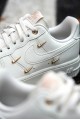 Nike Air Force 米白四金勾