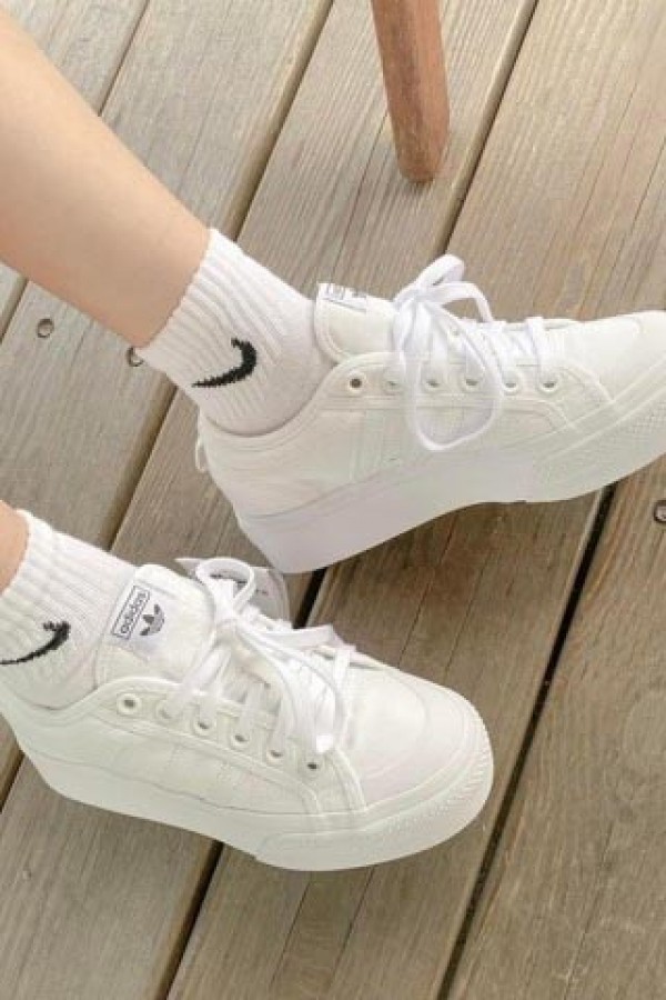Adidas Nizza Platform 全白