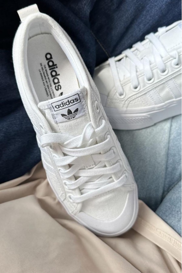 Adidas Nizza Platform 全白