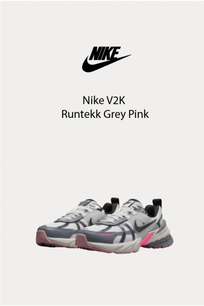 Nike V2K Runtekk Grey Pink 龍年 銀灰桃粉
