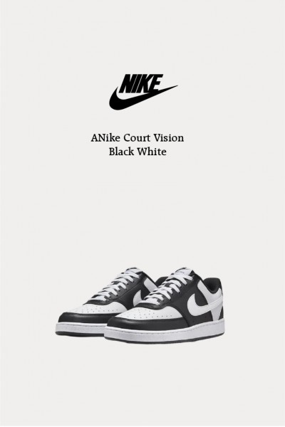 Nike Court Vision  Lo Nn 黑白