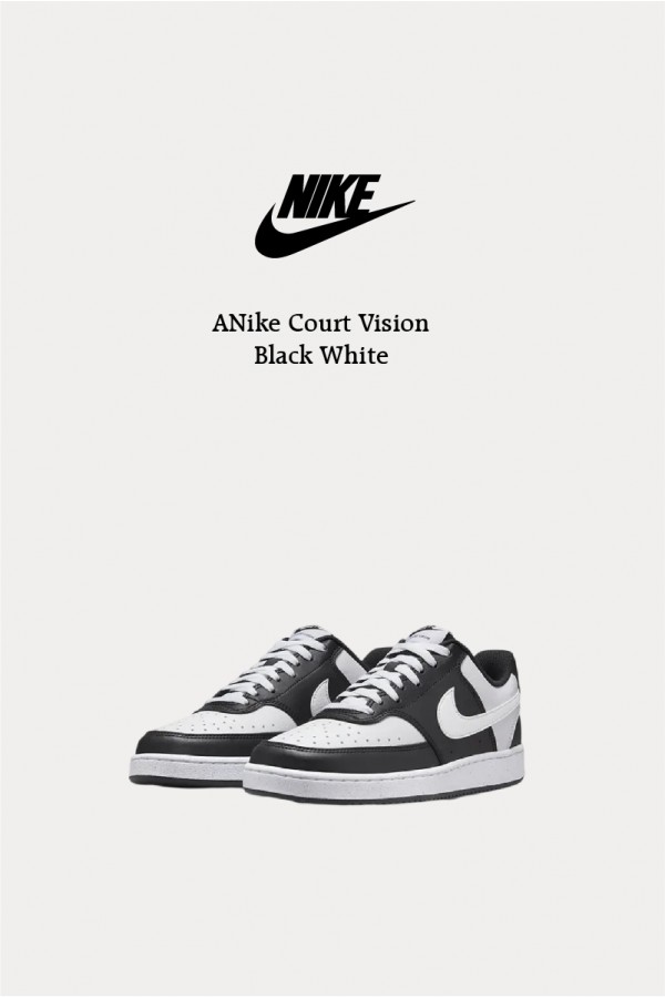 Nike Court Vision  Lo Nn 黑白