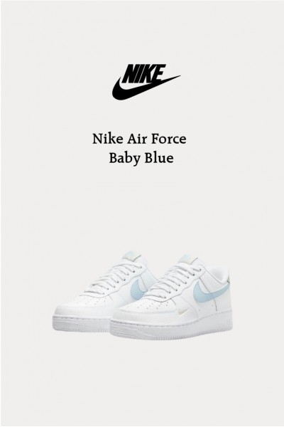 Nike Air Force 雙勾 寶寶藍