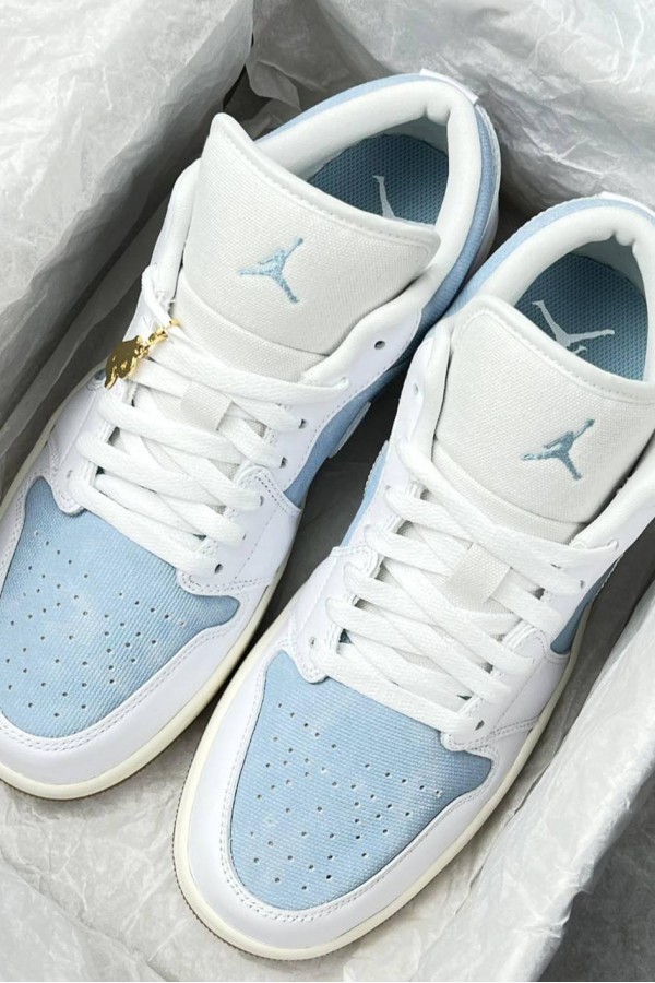 Nike Air Jordan 1 牛仔 白單寧藍