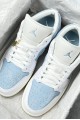 Nike Air Jordan 1 牛仔 白單寧藍