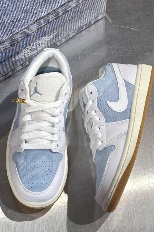 Nike Air Jordan 1 牛仔 白單寧藍
