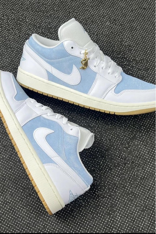 Nike Air Jordan 1 牛仔 白單寧藍