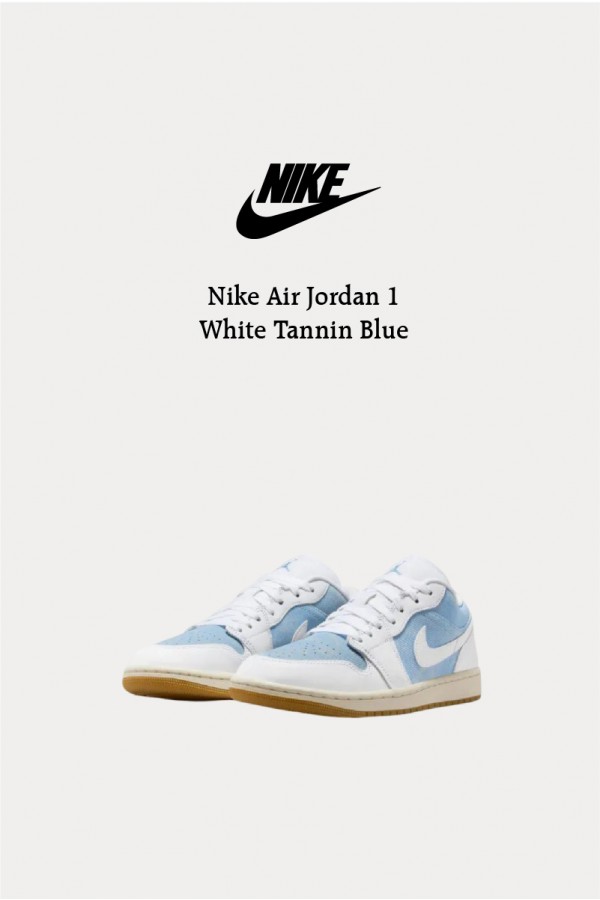 Nike Air Jordan 1 牛仔 白單寧藍