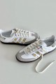 Adidas Samba OG 刺繡花卉 白金