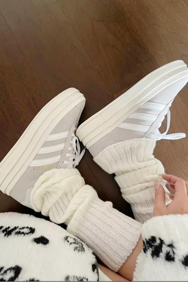 Adidas Gazelle Bold  W 厚底 灰