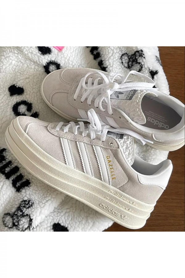 Adidas Gazelle Bold  W 厚底 灰